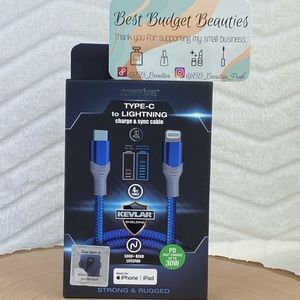 ✌🏼3/$30✌🏼Powercel Type-C to Lightning Charge & Sync Cable